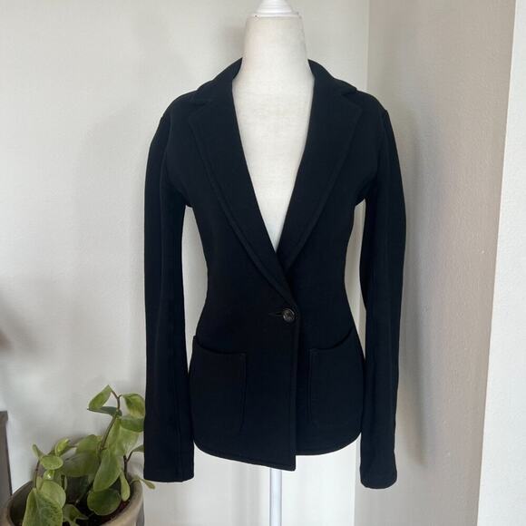 Standard James Perse Black Single Button Blazer. - Picture 1 of 7